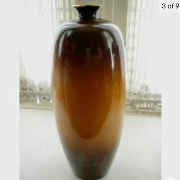 Antique, Royal 417, Large, 12.5in H x 4.5in Whiteware Cameo Portrait Art Pottery